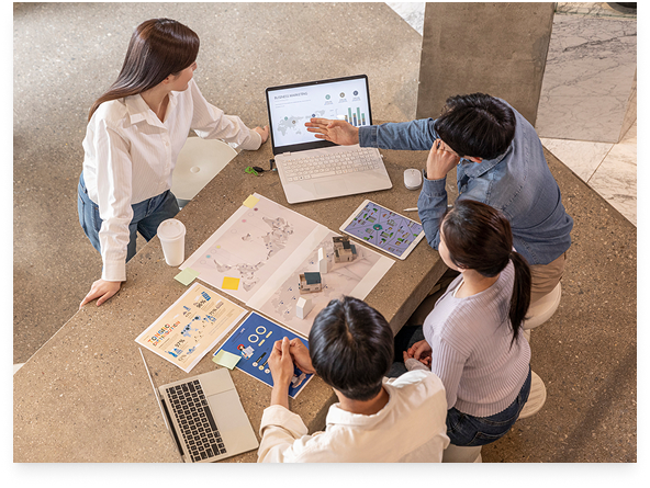 블루커뮤니케이션즈의 팀워크와 일하는 방식